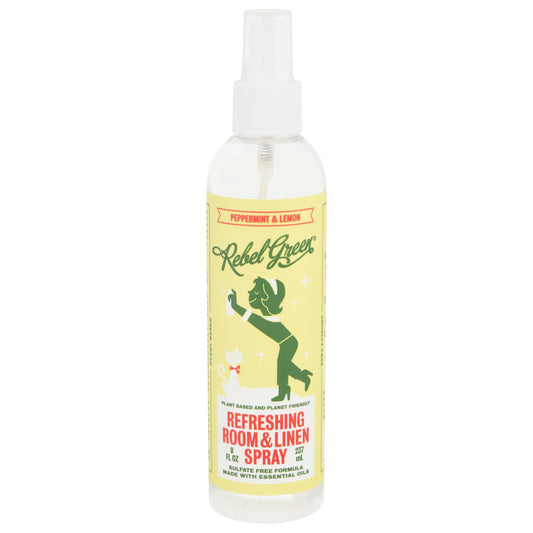 Rebel Green Spray Room Mint Lemon 8 FO (Pack Of 8)