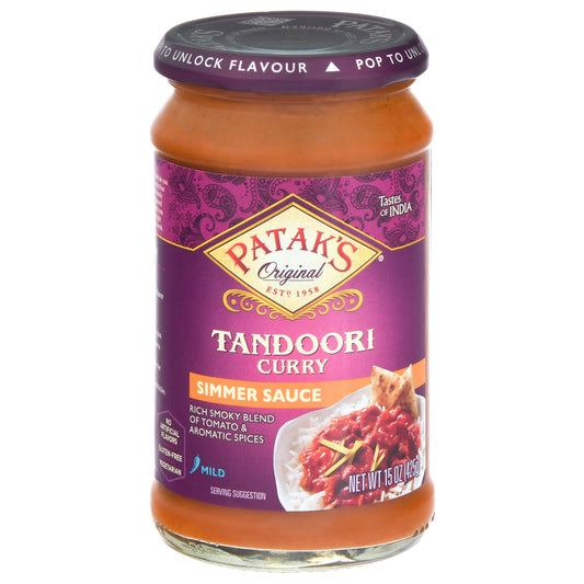 Pataks Sauce Tandoori Simmer 15 Oz (Pack Of 6)