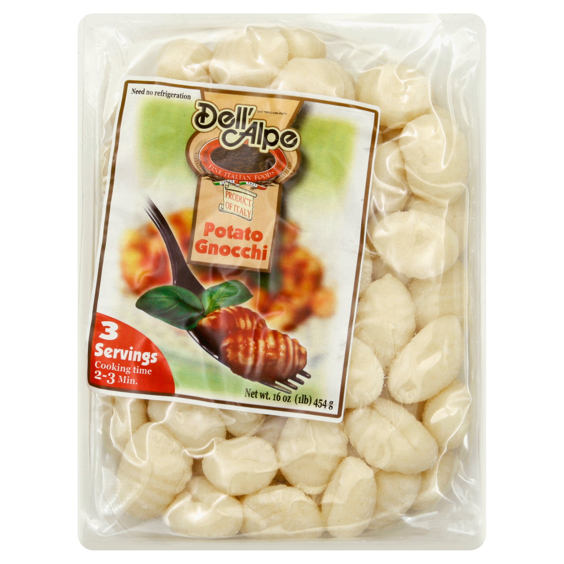 Dell Alpe Gnocchi Potato 16 oz (Pack Of 12)