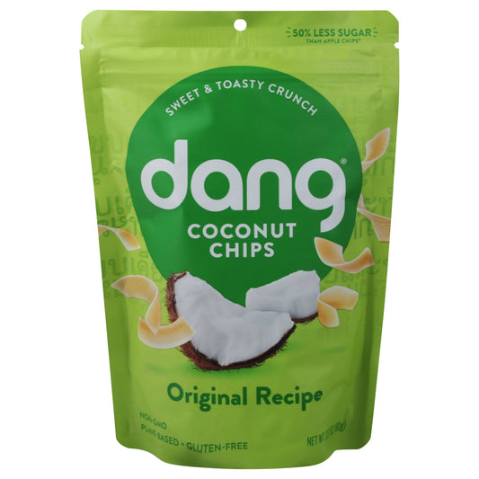 Dang Coconut Chips Original Toasted 3.17 oz (Pack Of 12)