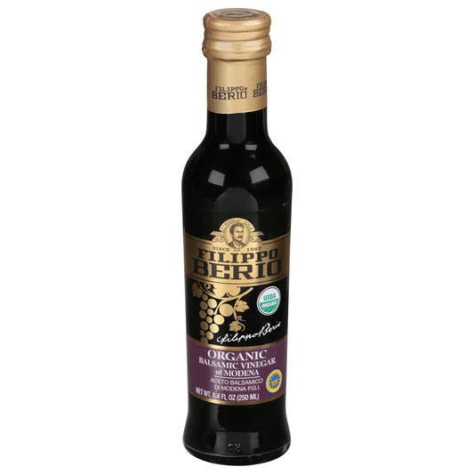 Filippo Berio Vinegar Balsamic Organic 8.4 Fl Oz (Pack Of 6)