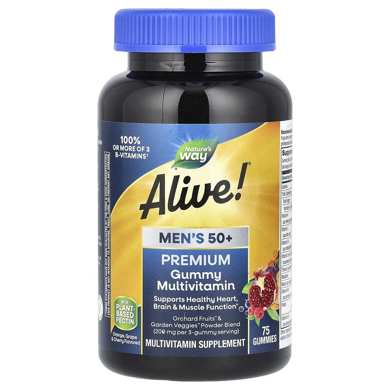 Nature's Way Alive Men 50+ Gummy Vitamins