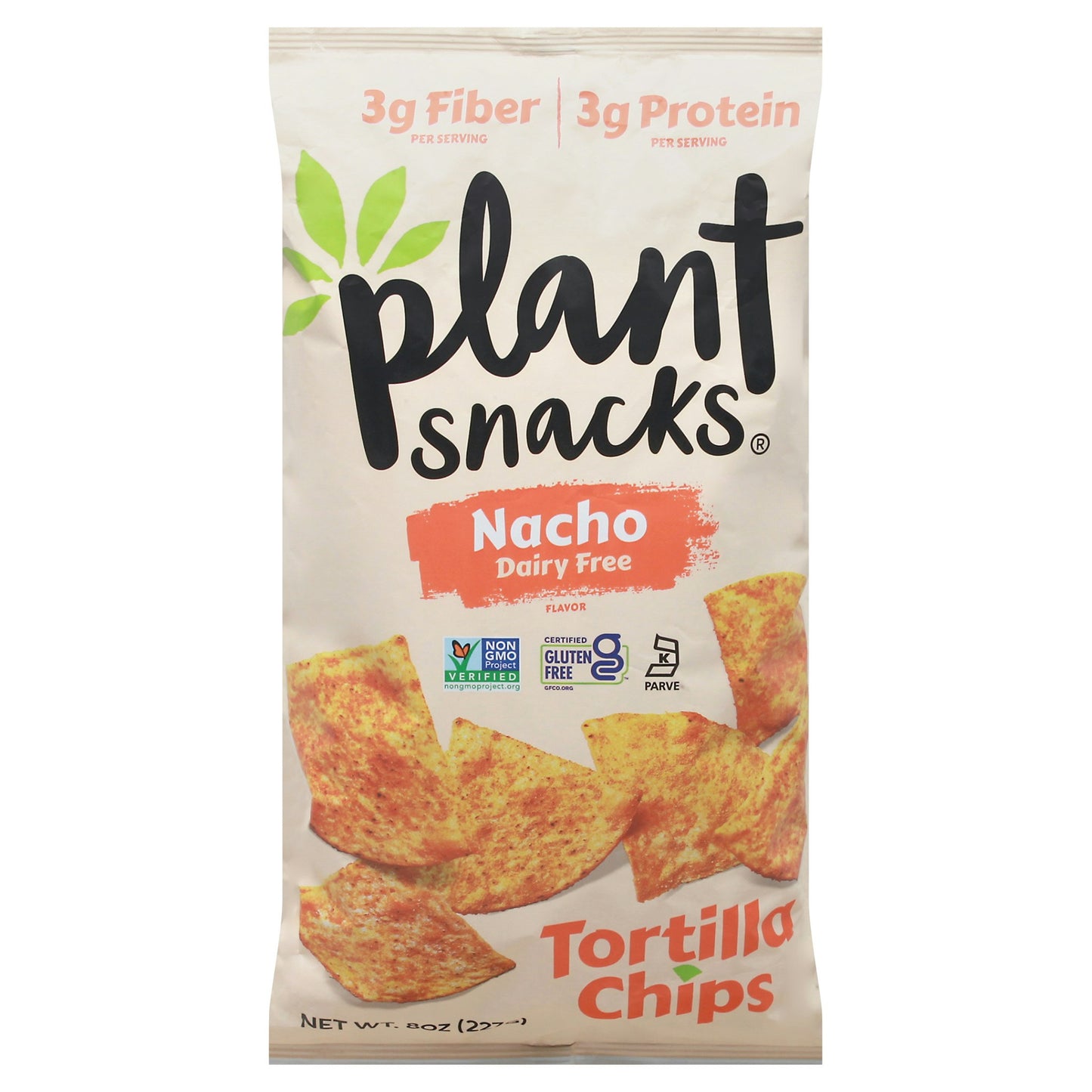 Plant Snacks Brand Chips Nacho 8 Oz Pack of 9