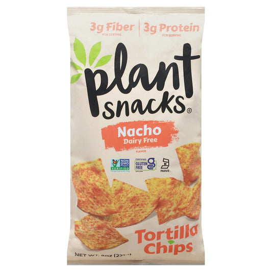Plant Snacks Brand Chips Nacho 8 Oz Pack of 9