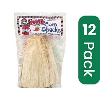 Fiesta Corn Shucks - 6 Ounce (Pack of 12)