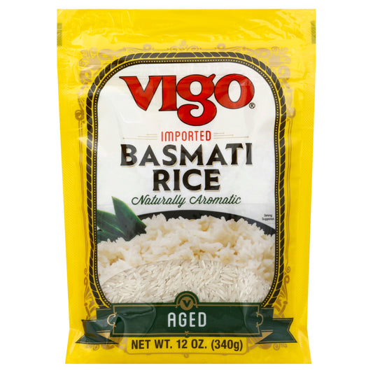 Vigo Rice Basmati 12 oz (Pack of 6)