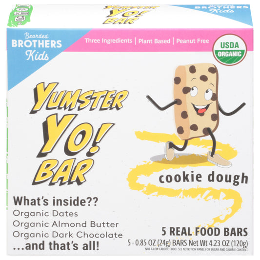 Bearded Brothers Bar Cookie Dough 4.23 oz (Pack of 6)
