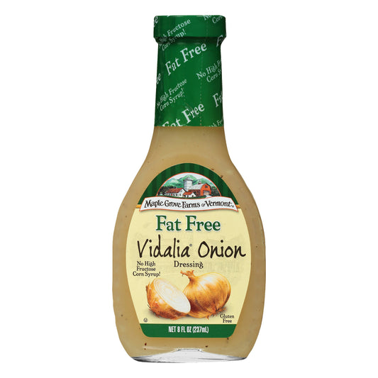 Maple Grove Dressing Fat free Vidalia Onion 8 Oz (Pack of 6)