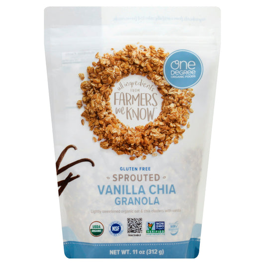 One Degree Granola Vanilla Chai Organic 11 Oz (Pack of 6)
