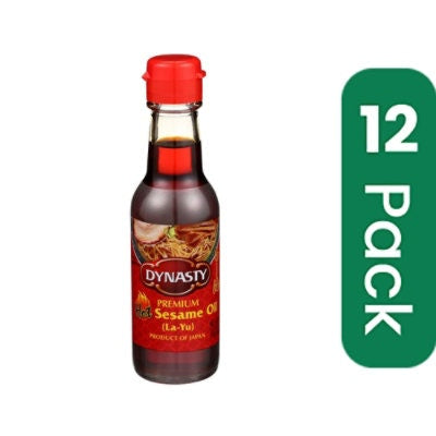 Dynasty Premium Hot Sesame Oil - 5 Ounce (Pack of 12)