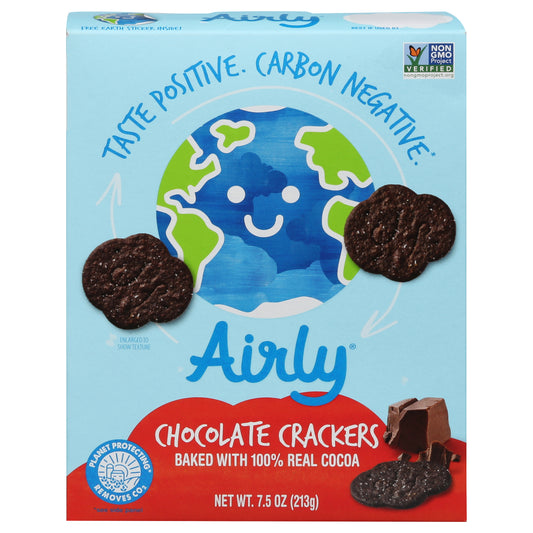 Airly Crackers Chocolate Oats 7.5 oz (Pack Of 6)
