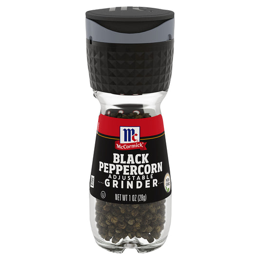 Mc Cormick Spice Peppercorn Black Grinder 1 oz (Pack Of 6)