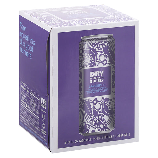 Dry Soda Soda Lavendr Dry Sparkling 4Pack 48 Fl Oz (Pack Of 6)