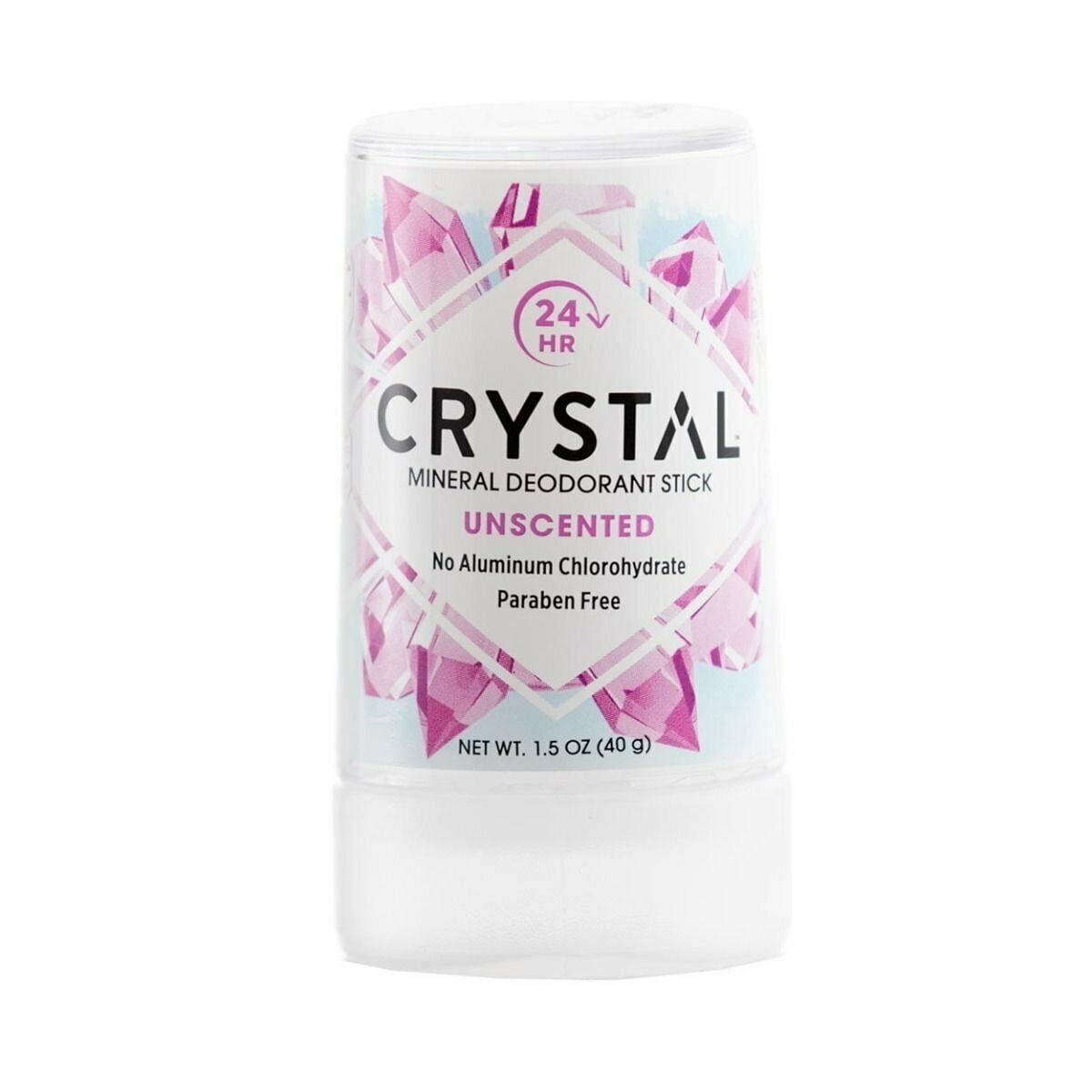 CRYSTAL BODY DE (Pack Of 24) Crystal Body Deodorant Stick Body Fragrance Free 1.5 Oz