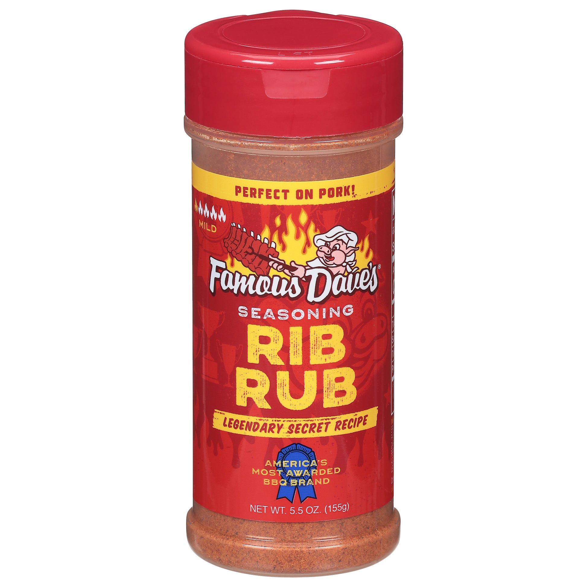 Famous Daves Seasoning Rub Rib 5.5 oz (Pack Of 6)