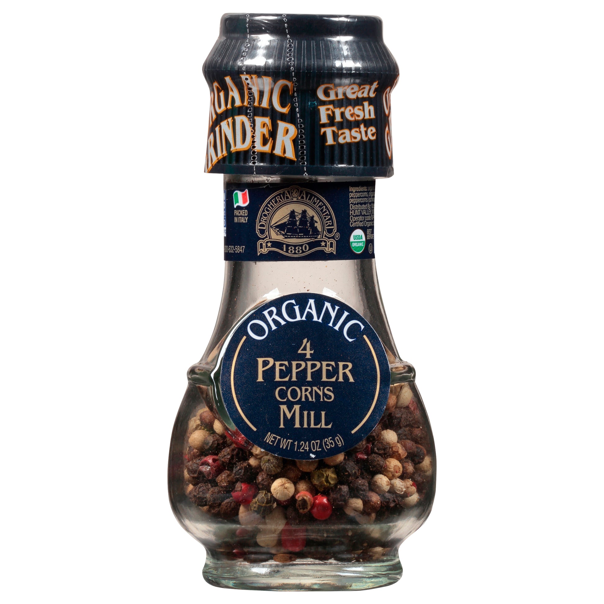 Drogheria & Alimentari Mill Peppercorn 4 Seas 1.24 oz (Pack Of 6)