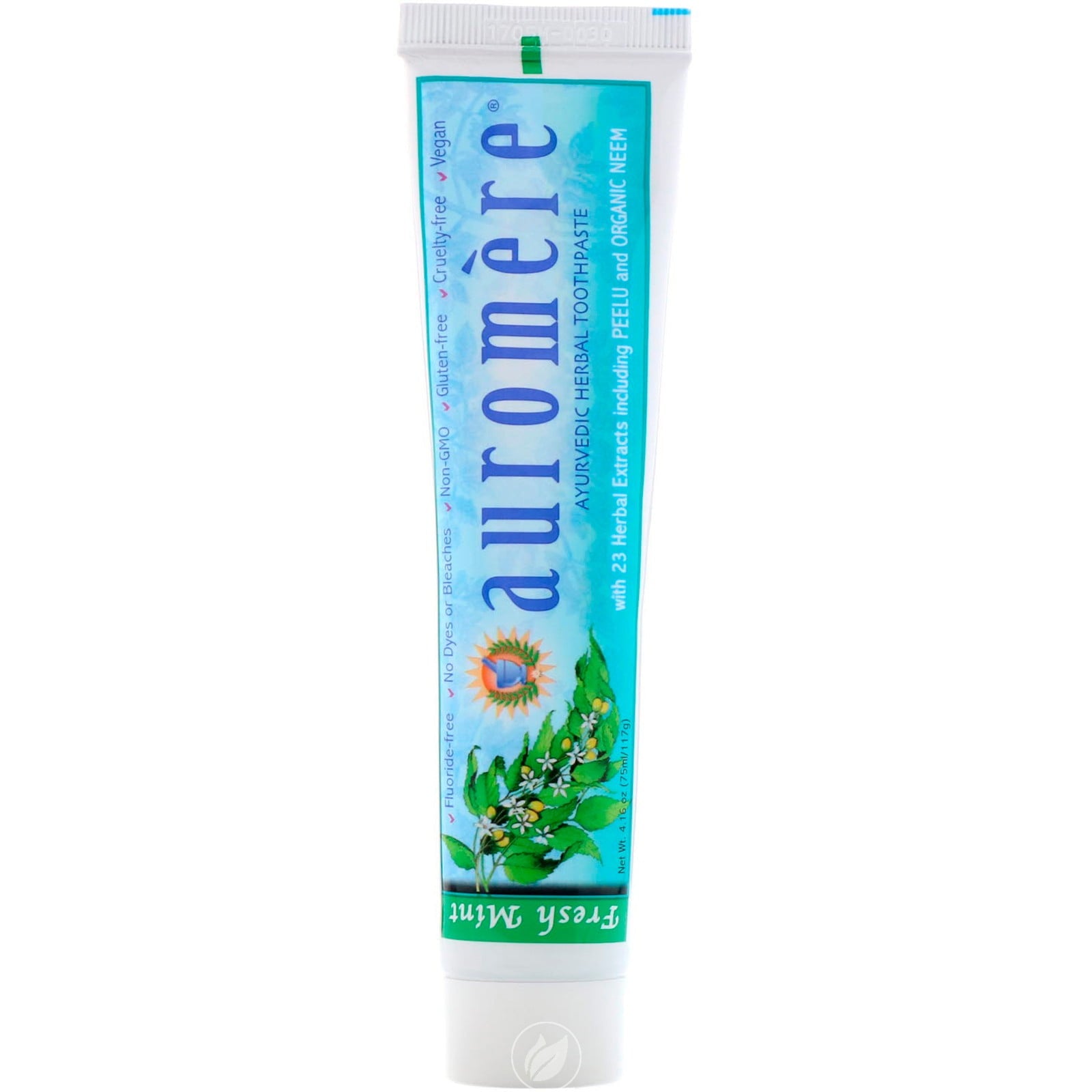 AUROMERE (Pack Of 8) Auromere Fresh Mint Toothpaste 4.16 Oz
