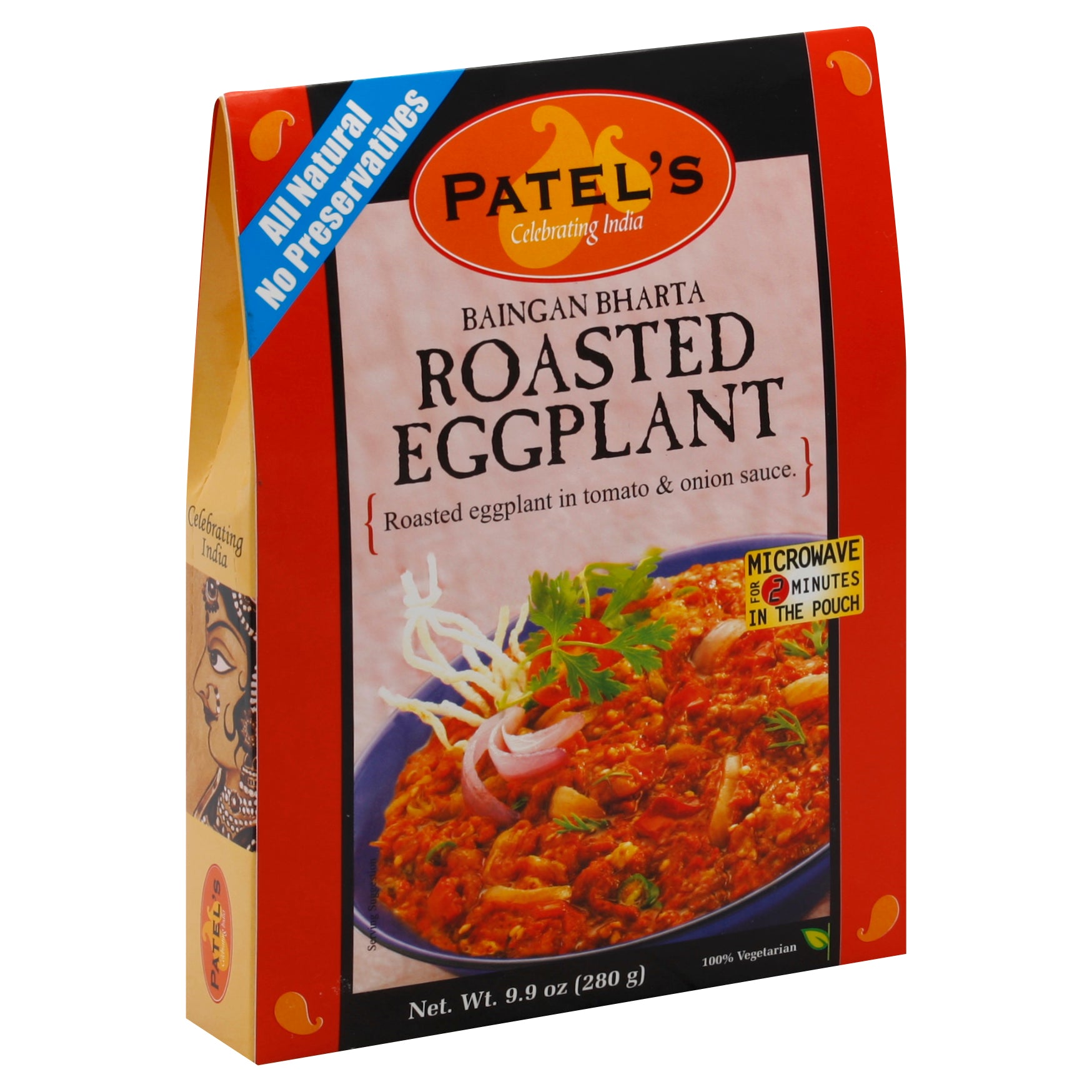 Patel Mix Sauce Roasted Eggplant Tomato Onion