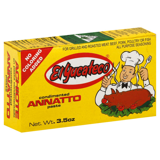 El Yucateco Paste Achiote 3.5 Oz (Pack Of 12)
