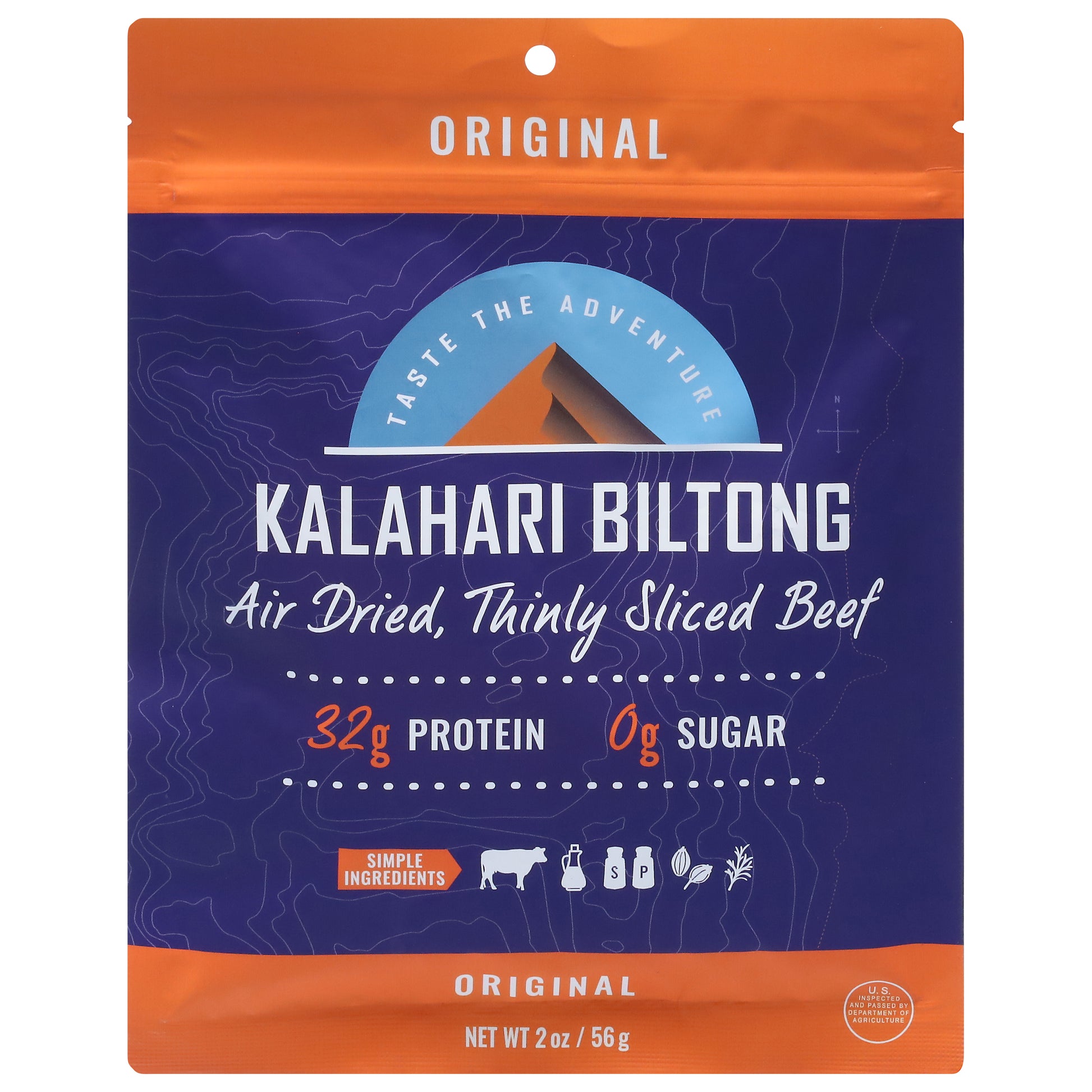 Kalahari Biltong Original 2 oz (Pack Of 8)