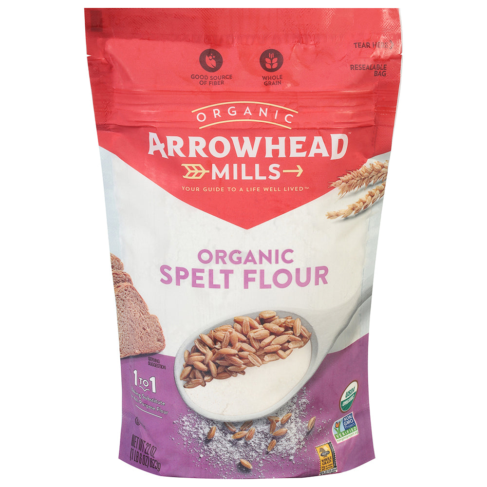 Arrowhead Mills Flour Whole Spelt Organic 22 oz (Pack Of 6)