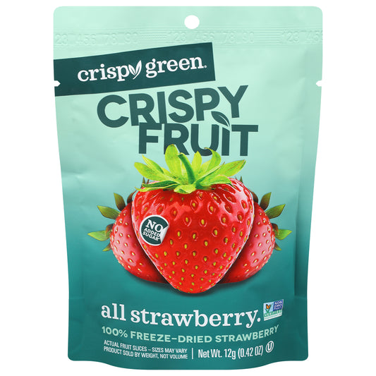 Crispy Green Strawberry Dried Single Serve 0.42 oz (Pack Of 12)