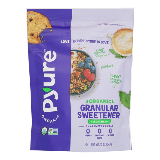 Pyure - Granular Sweetener With Stevia 12 oz (Pack of 6)