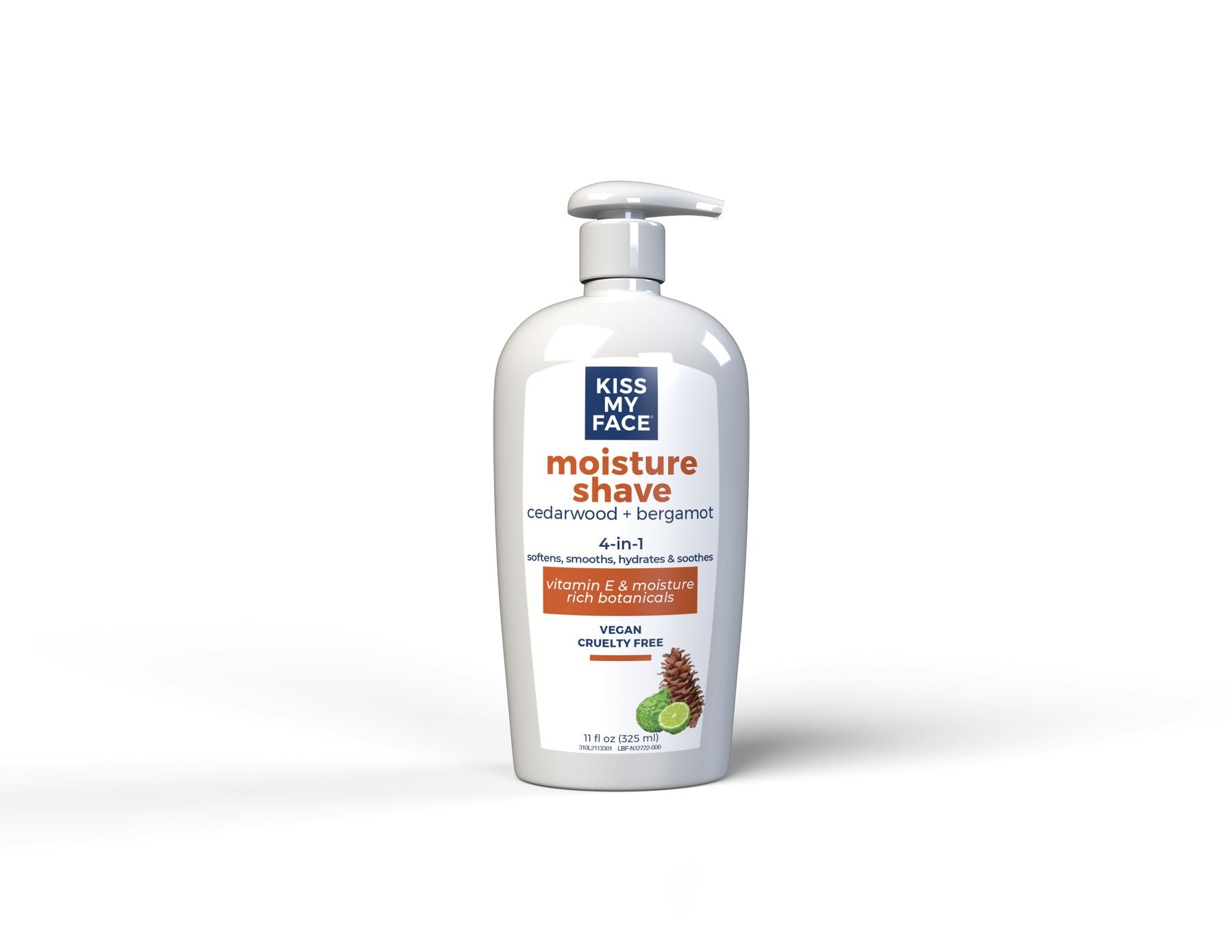 Kiss My Face - Shave Moisturizer Cedarwood & Bergamot - 11 fl. oz