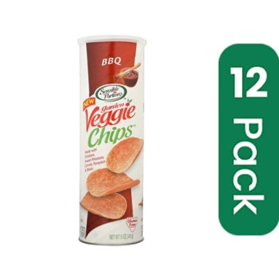 Sensible Portions BBQ Garden Veggie Chips 5 oz (Pack of 12)