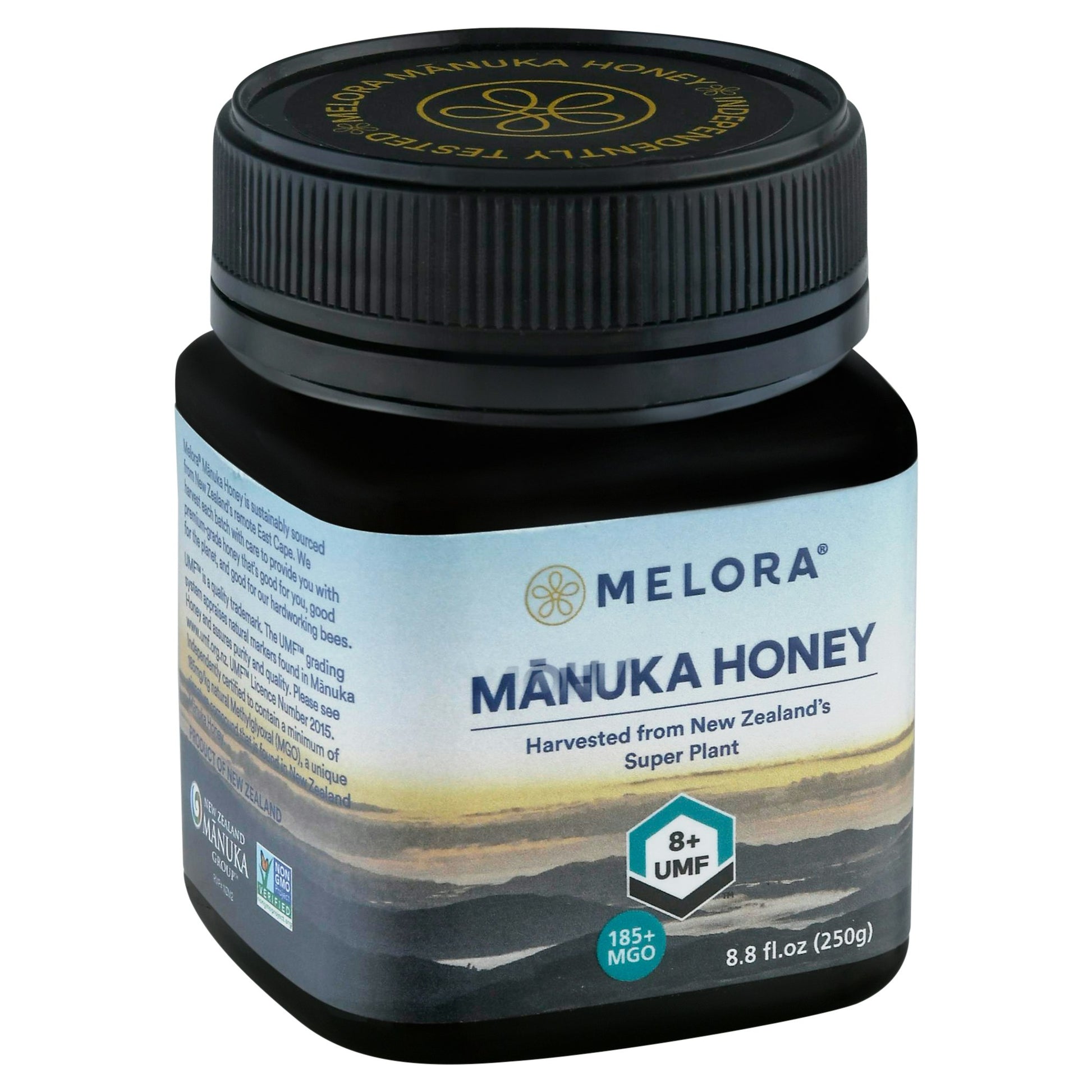 Melora Honey Manuka UMF8 Jar 8.8 Oz