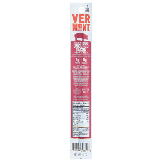 Vermont Smoke Bacon Stick Uncured 1 oz (Pack of 24)