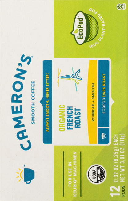 Camerons Coffee Coffee French Roasted 12Pack Organic