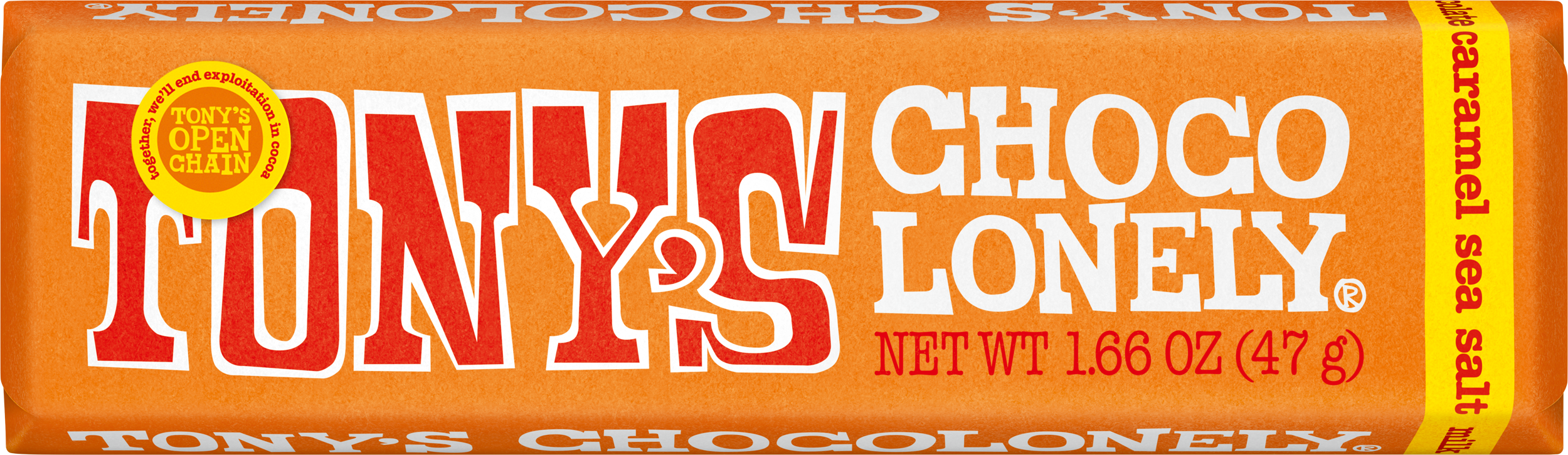 Tonys Chocolonely Bar Milk Chocolate Caramel Sea Salt