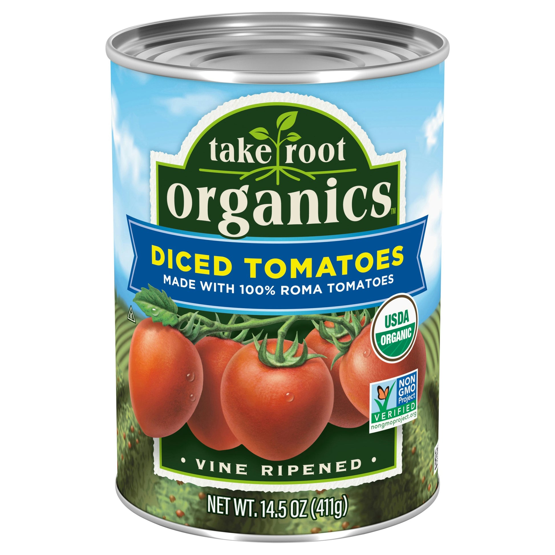 Take Root Organics Tomato Diced Org 14.5 oz (Pack of 12)