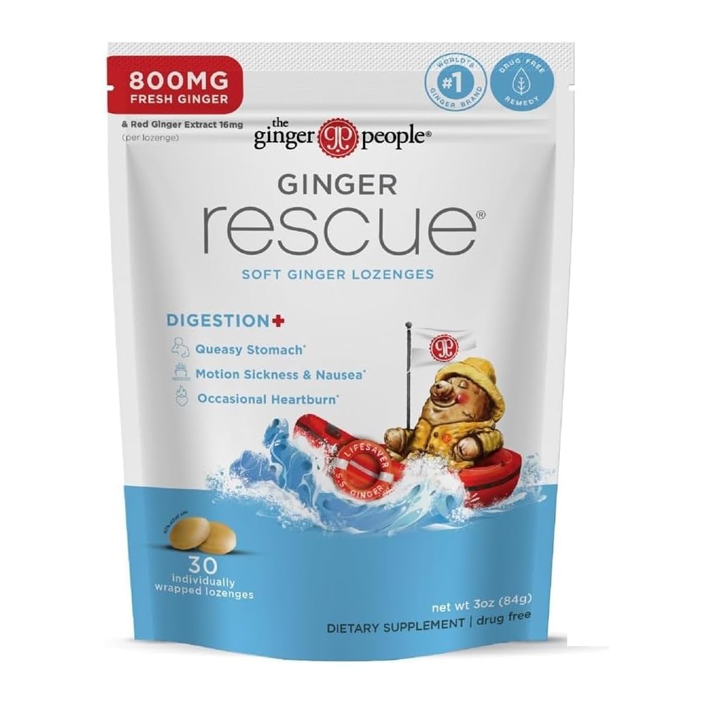 GINGER PEOPLE (Pack Of 3) Ginger People Ginger Rescue Lozng Soft 3 Oz