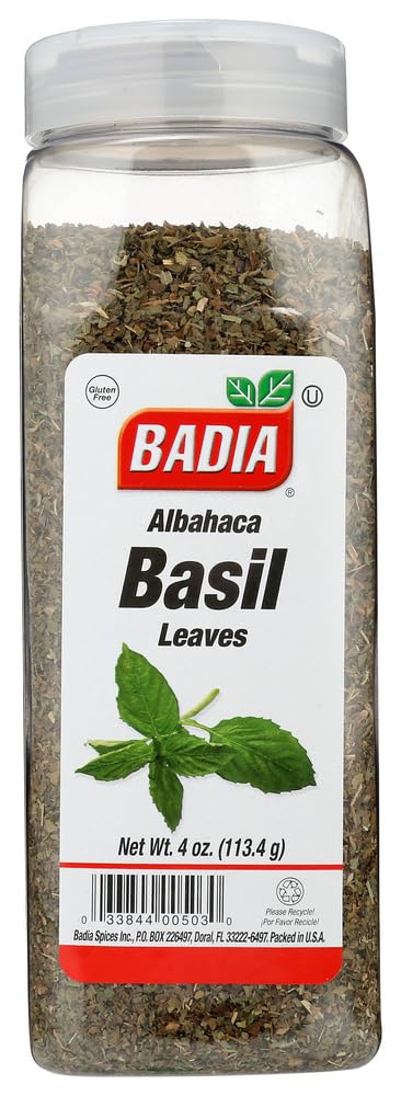 BADIA (Pack of 24) Badia Basil Sweet Leaves Herb Seasoning 4 Oz. 4 Oz