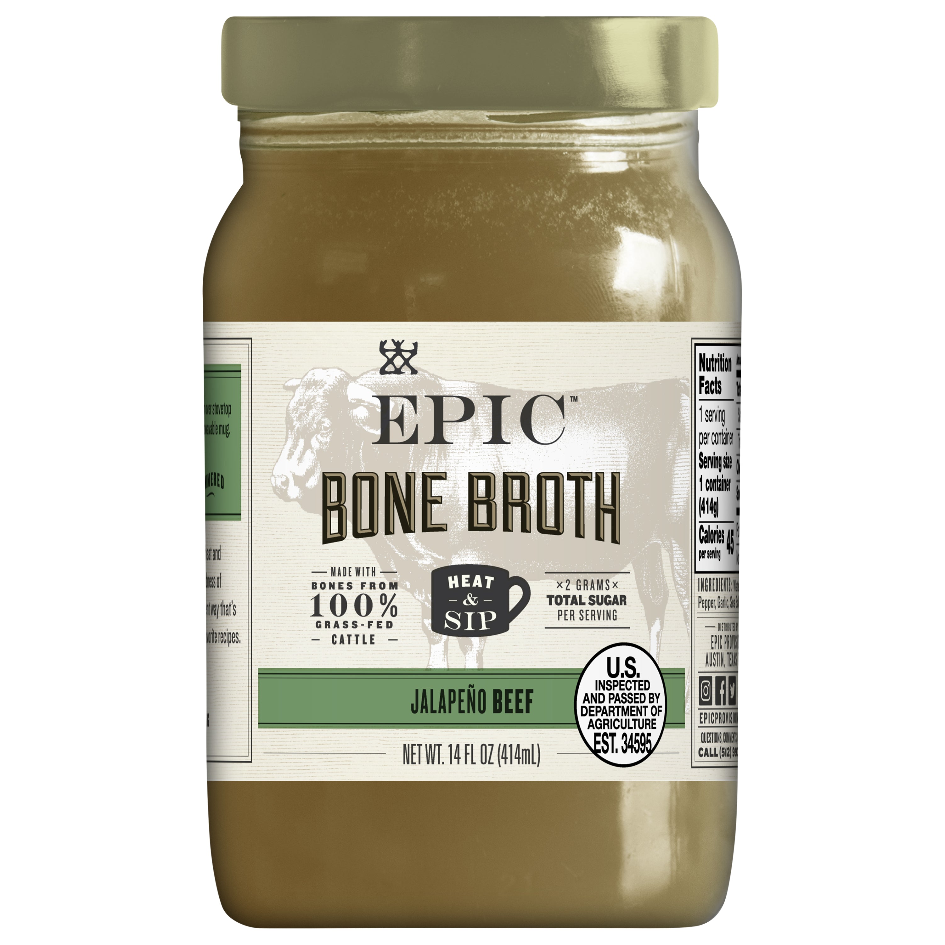 Epic Broth Beef Jalapeno Sea Salt