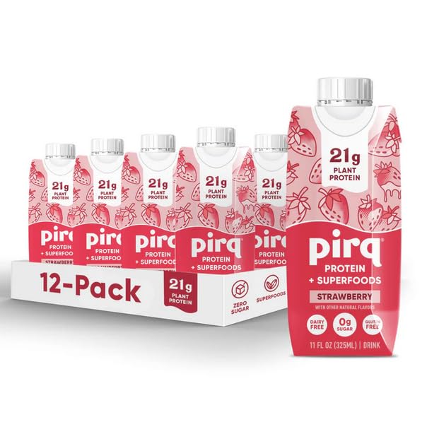 Pirq Plant Protein Ready To Drink Strawberry