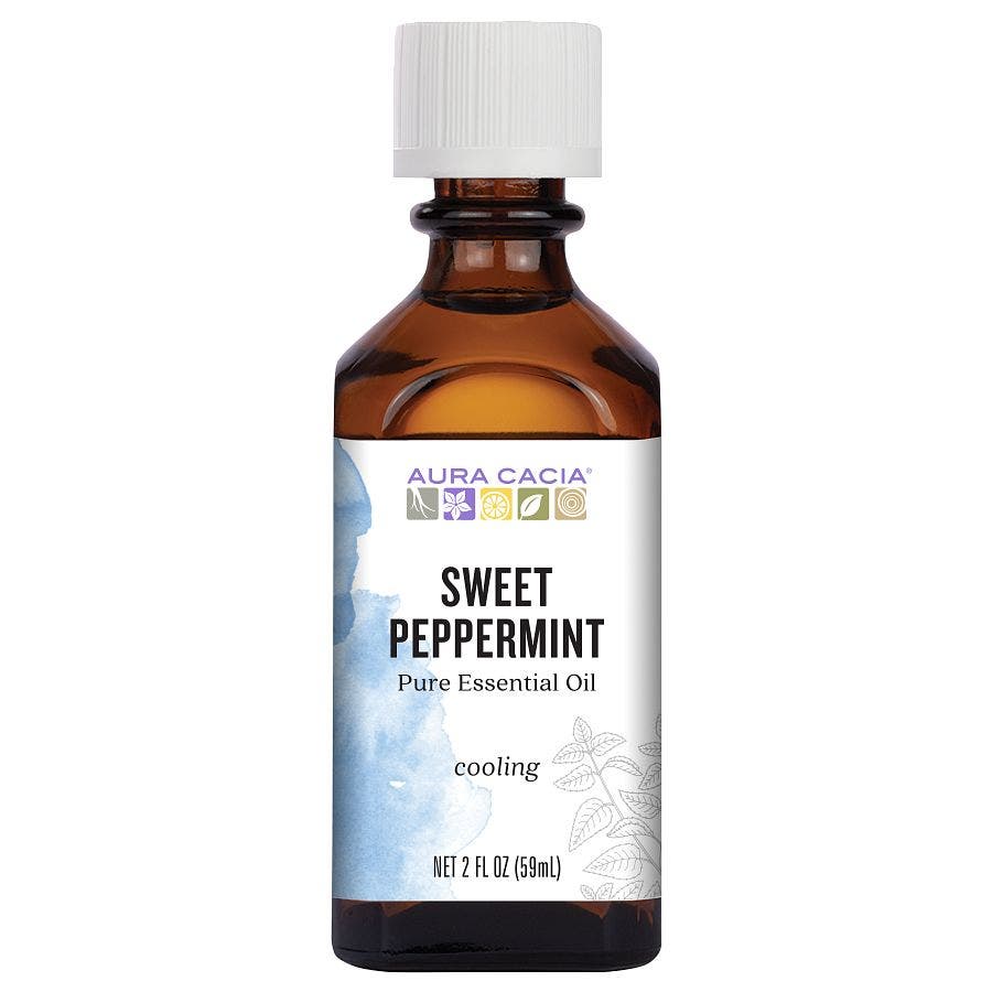 AURA CACIA (Pack of 3) Aura Cacia Essential Oil Sweet Peppermint 2 Oz