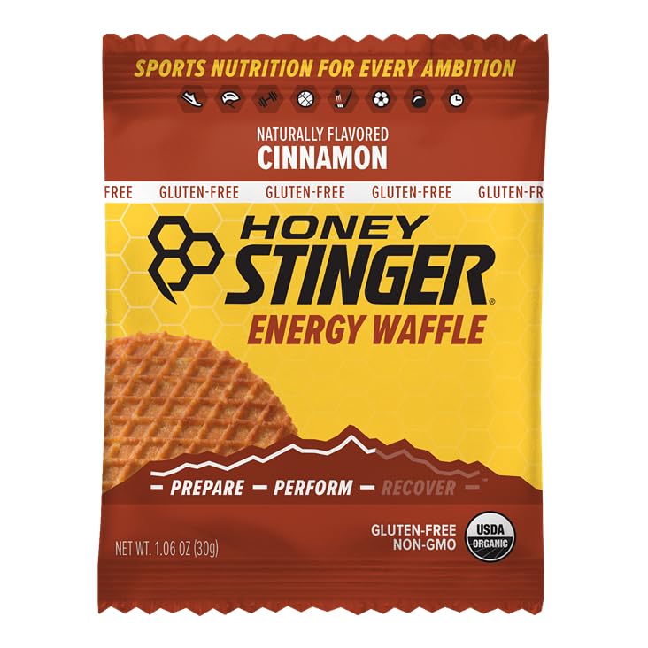 HONEY STINGER (Pack of 36) Honey Stinger Waffle Cinnamon Gluten Free Performance Nutritio 1 Oz