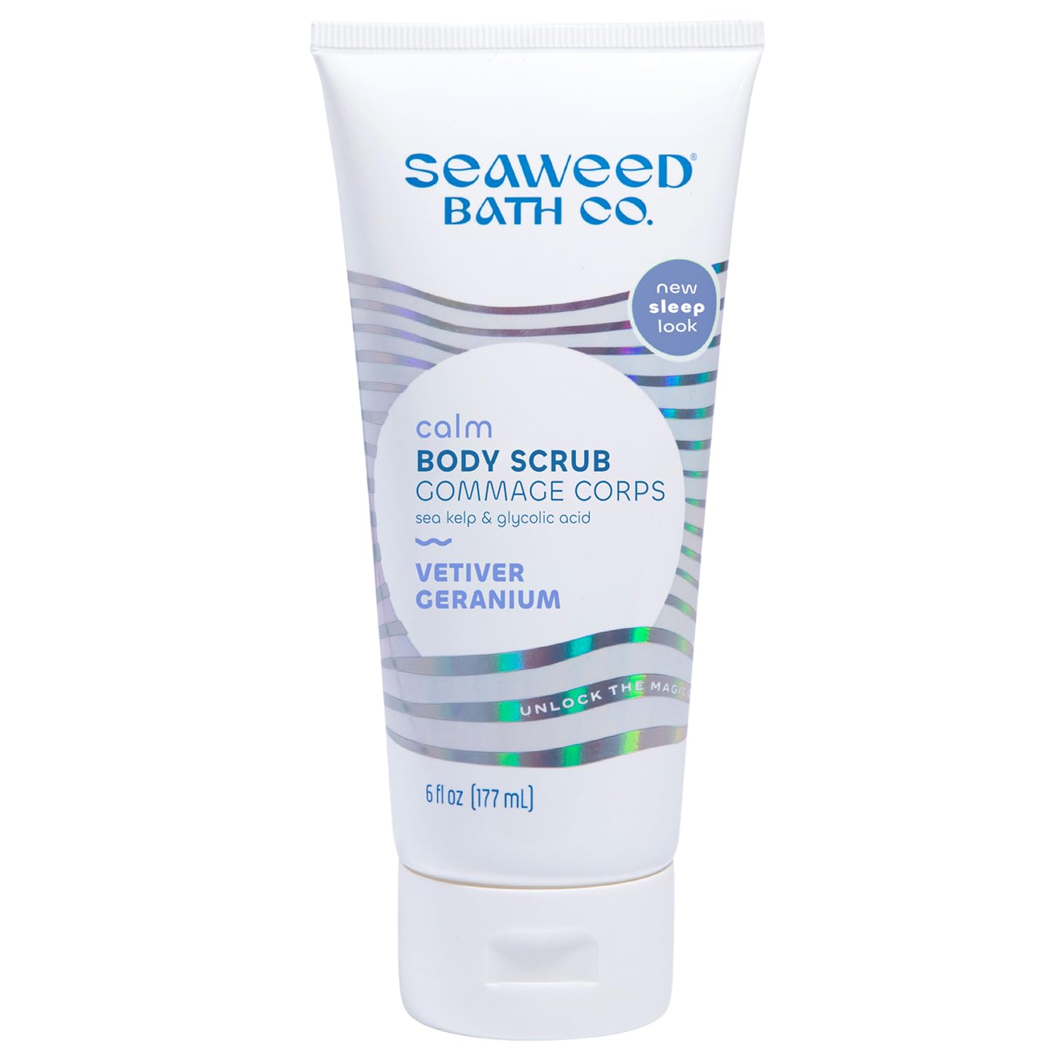 SEAWEED BATH CO (Pack Of 6) Seaweed Bath Company Calm Body Scrub Vetiver Geranium 6 Fl Oz