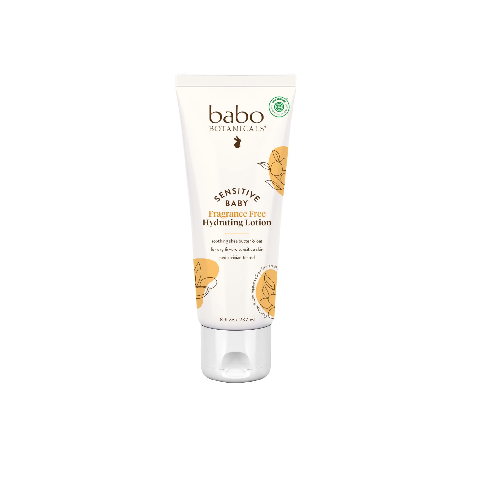 BABOBOTANI (Pack of 4) Babobotani Baby Daily Hydrating Lotion 8 Oz