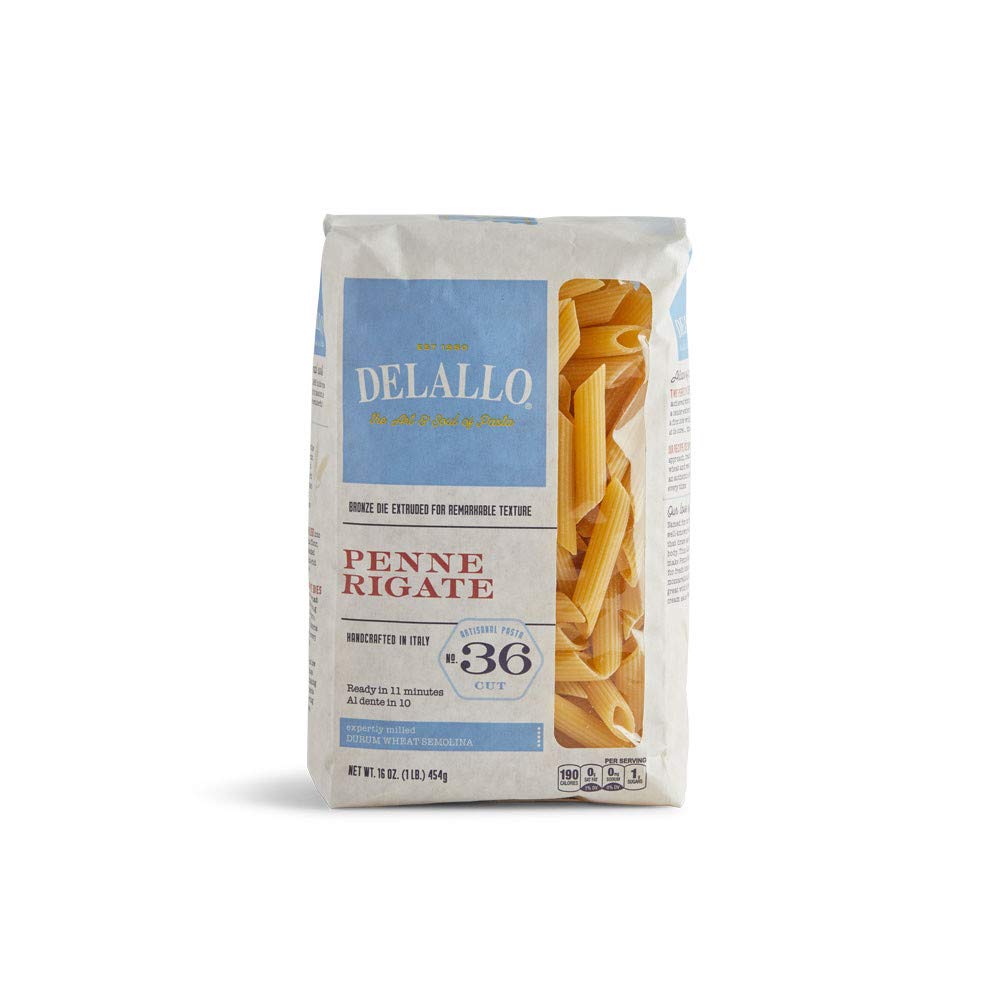 DeLallo Penne Rigate No. 36 Long Cut Pasta
