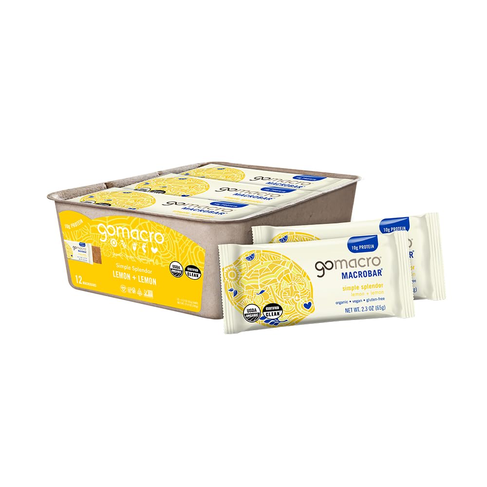 Gomacro Bar Lemon Lemon Organic