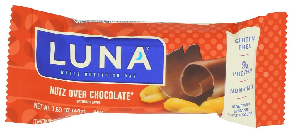 Luna Bar Nutz Choc Chocolate Protein Nutrition Bar