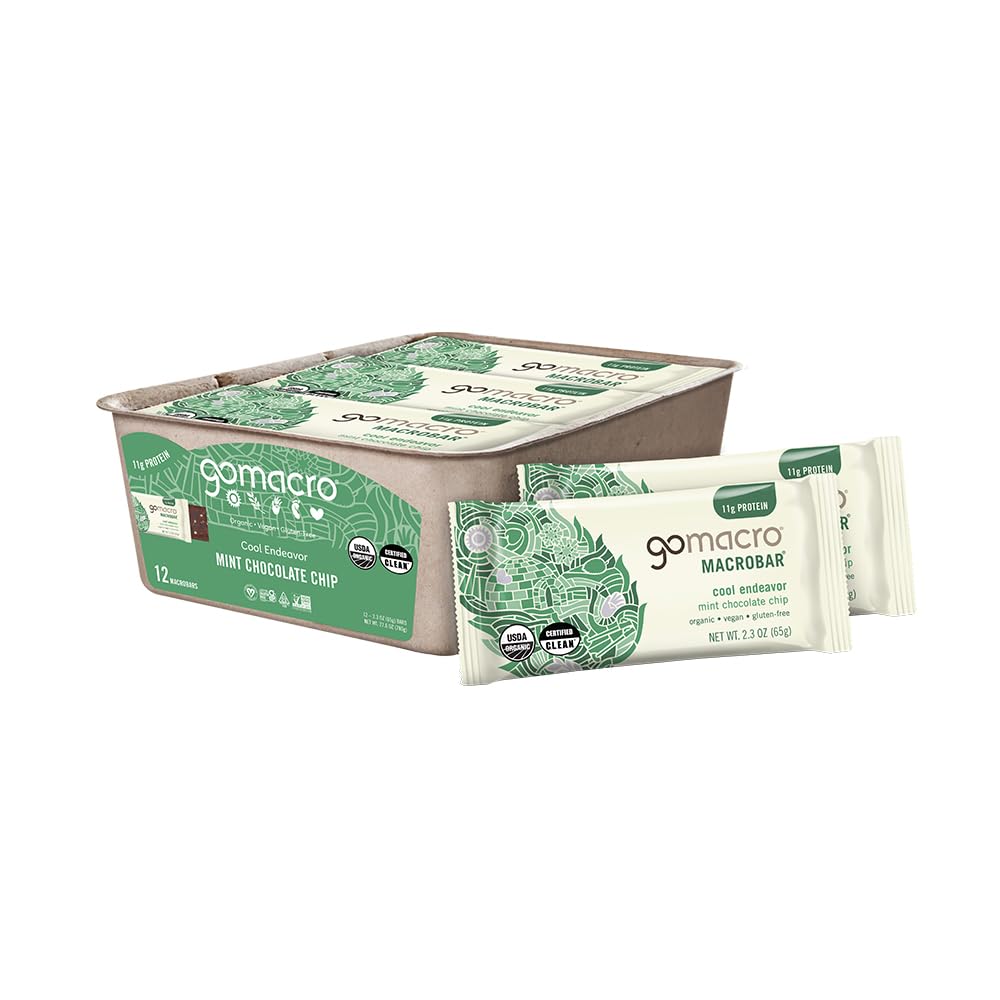 Gomacro Bar Chocolate Chip Mint