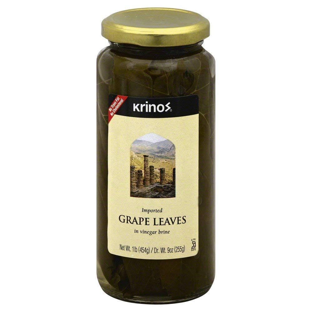 Krinos Grape Leaves Greek Pickled Marinade