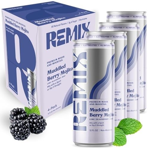 Remix NA Carbonated Cocktail Mojito 4 Pack