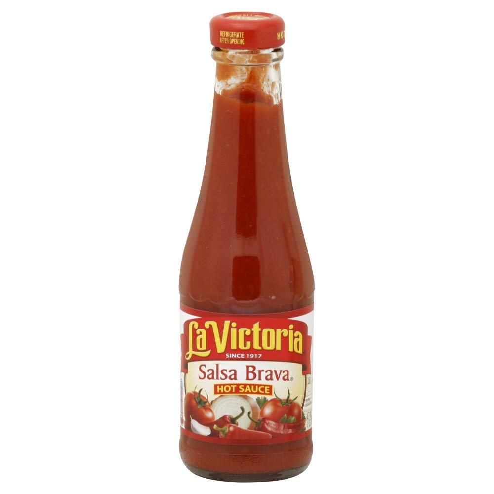 La Victoria Hot Salsa Brava Sauce Authentic Mexican Simmer