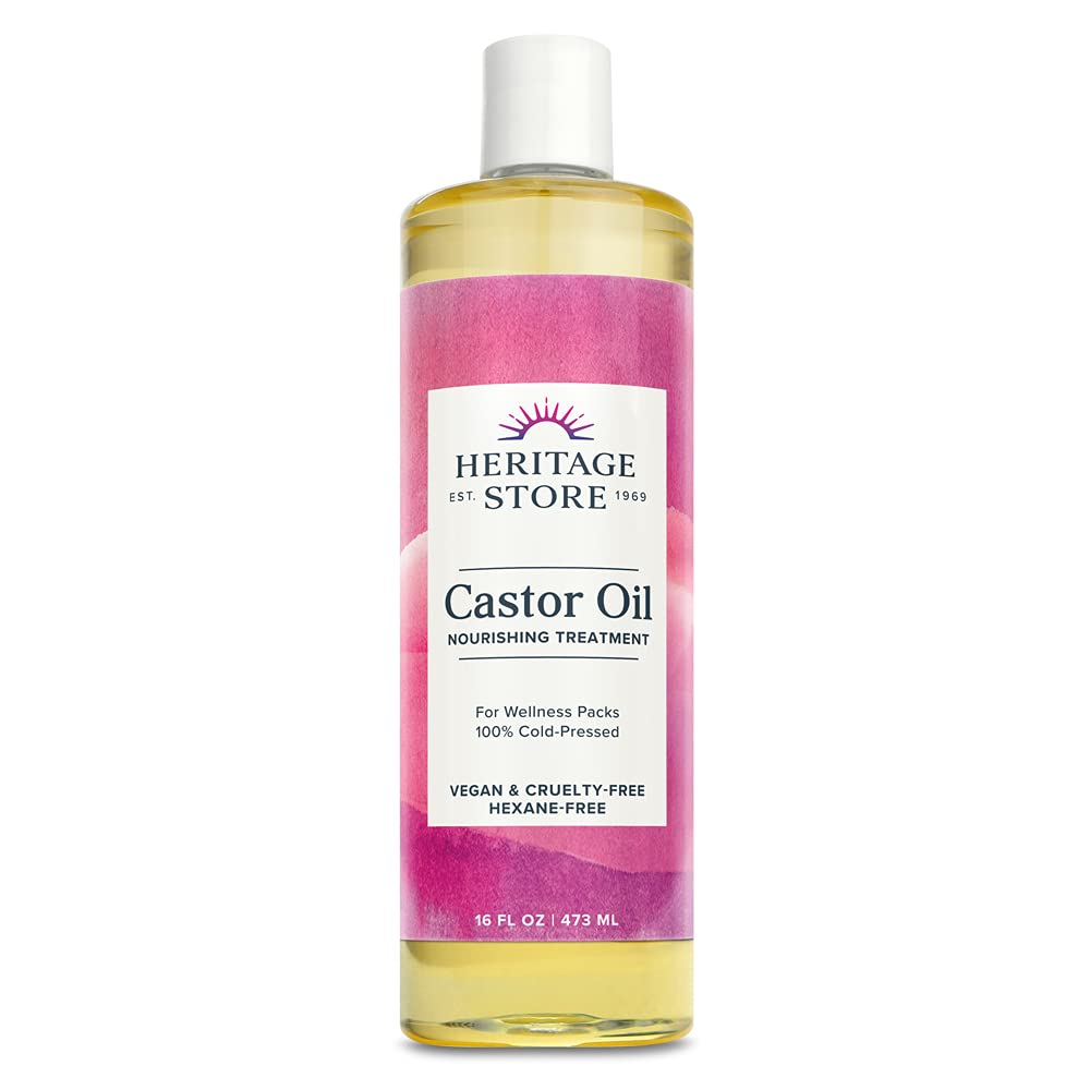 HERITAGE (Pack of 5) Heritage Castor Oil 16 Oz